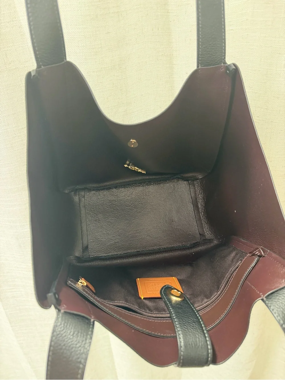 Coach Hadley Turnlock Tote Bag